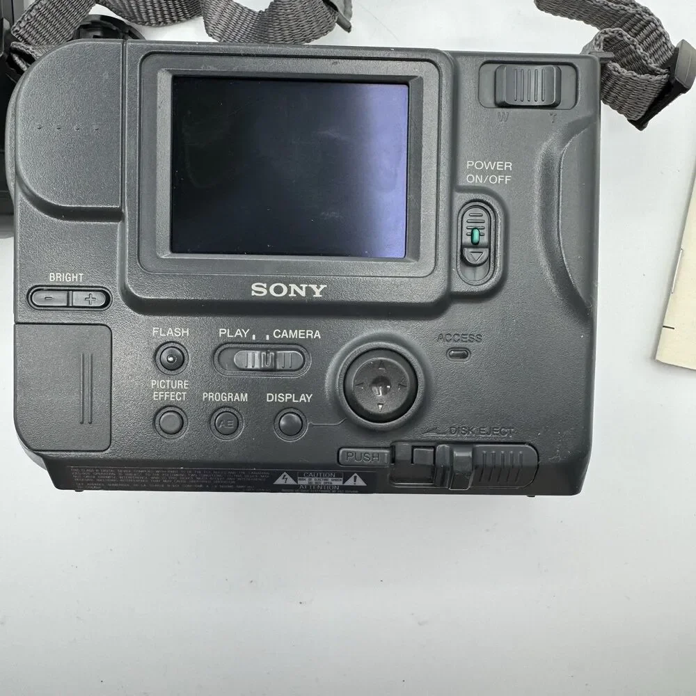 Sony Mavica MVC-FD75 Digital Camera 10x Zoom Tested Working Kit